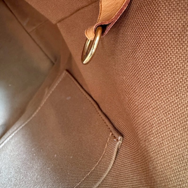 🩷容量超大 LV 經典花紋雙口袋肩背包-8