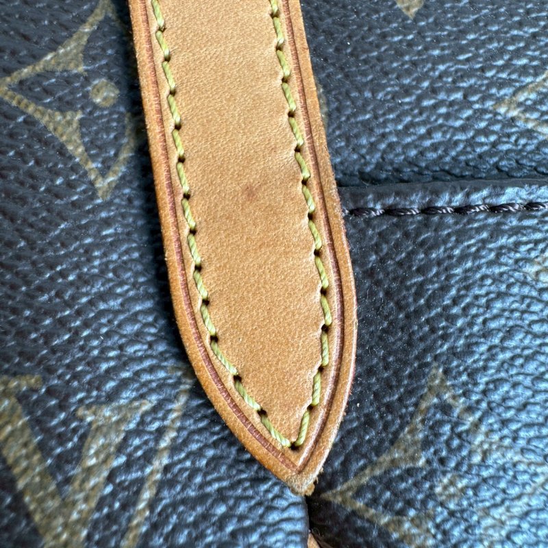 🩷容量超大 LV 經典花紋雙口袋肩背包-19