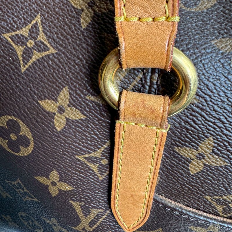 🩷容量超大 LV 經典花紋雙口袋肩背包-22