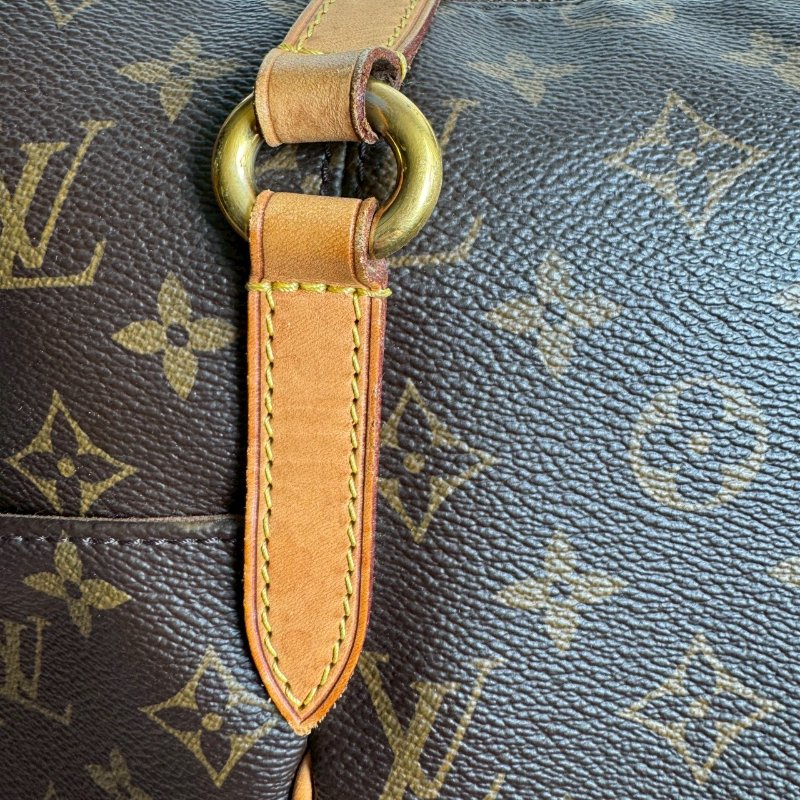 🩷容量超大 LV 經典花紋雙口袋肩背包-25