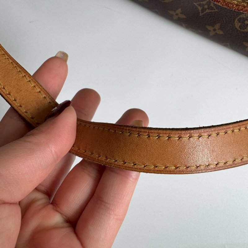 🩷容量超大 LV 經典花紋雙口袋肩背包-27