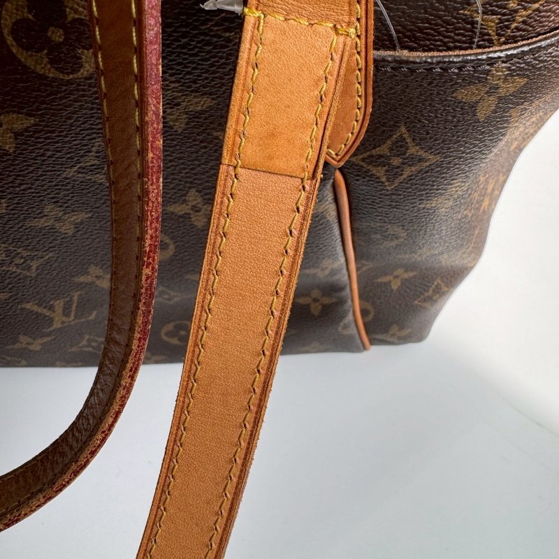 🩷容量超大 LV 經典花紋雙口袋肩背包-30