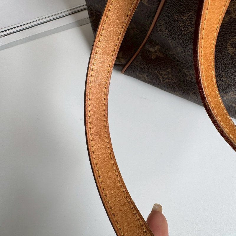 🩷容量超大 LV 經典花紋雙口袋肩背包-31