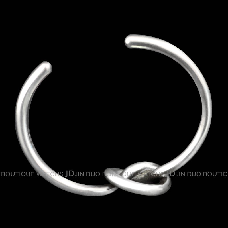 金鐸精品~C789 GEORG JENSEN喬治傑生LOVE KNOT永結同心925純銀手環-4