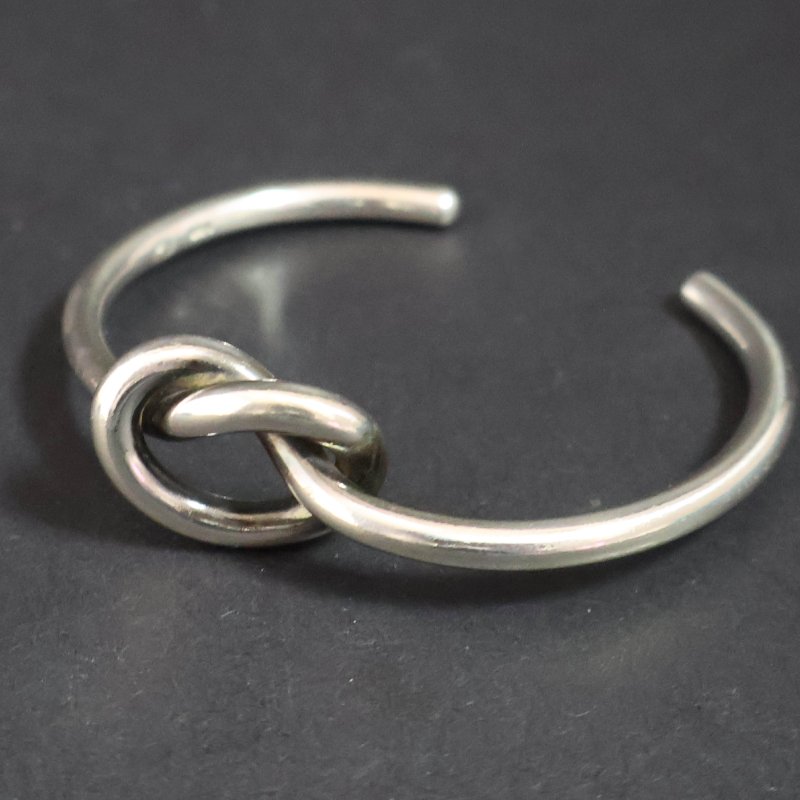 金鐸精品~C789 GEORG JENSEN喬治傑生LOVE KNOT永結同心925純銀手環-8