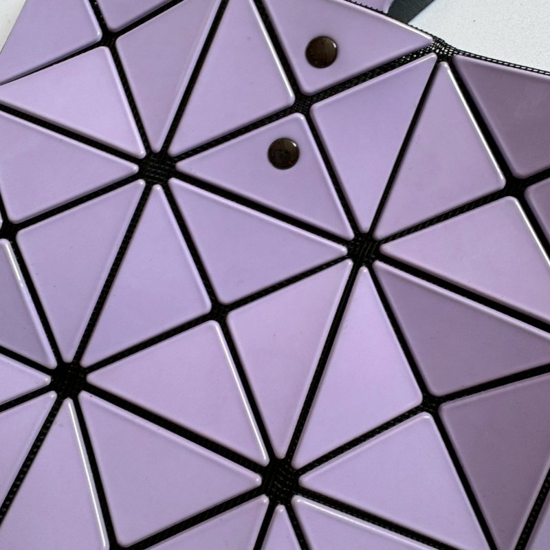 💥外出無敵方便款 Issey Miyake BAO BAO 紫色6x6手提包-3