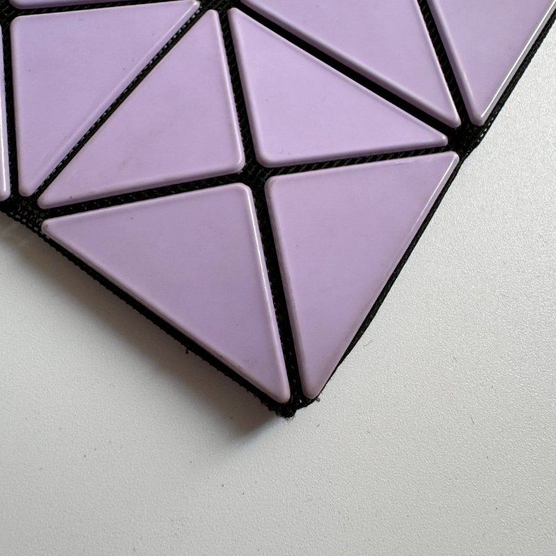 💥外出無敵方便款 Issey Miyake BAO BAO 紫色6x6手提包-6