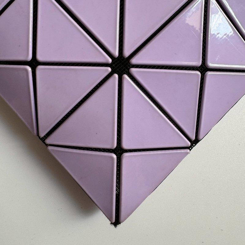 💥外出無敵方便款 Issey Miyake BAO BAO 紫色6x6手提包-11