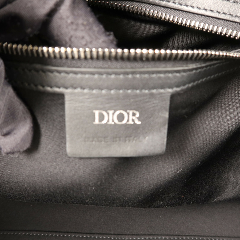 Dior 塗層帆布Lingot 50銀扣手挽肩背兩用袋-5