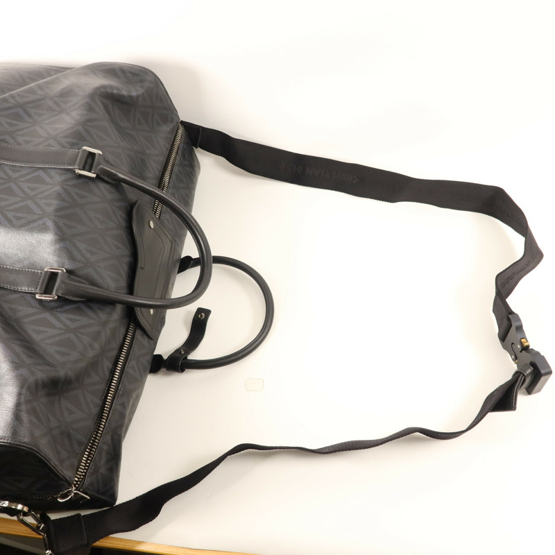 Dior 塗層帆布Lingot 50銀扣手挽肩背兩用袋-7