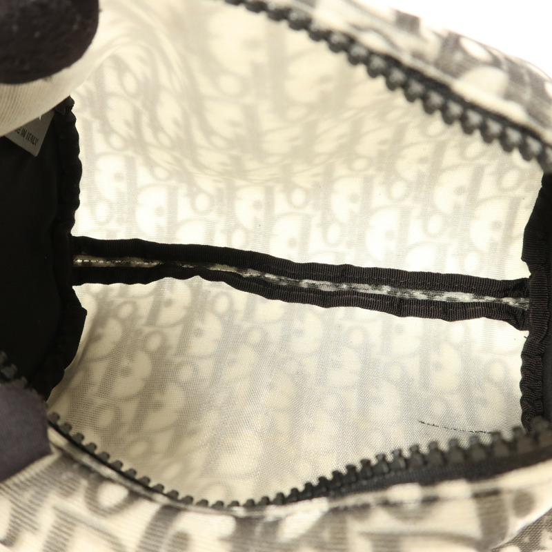 Dior 尼龍Oblique Roller銀扣肩背袋-4