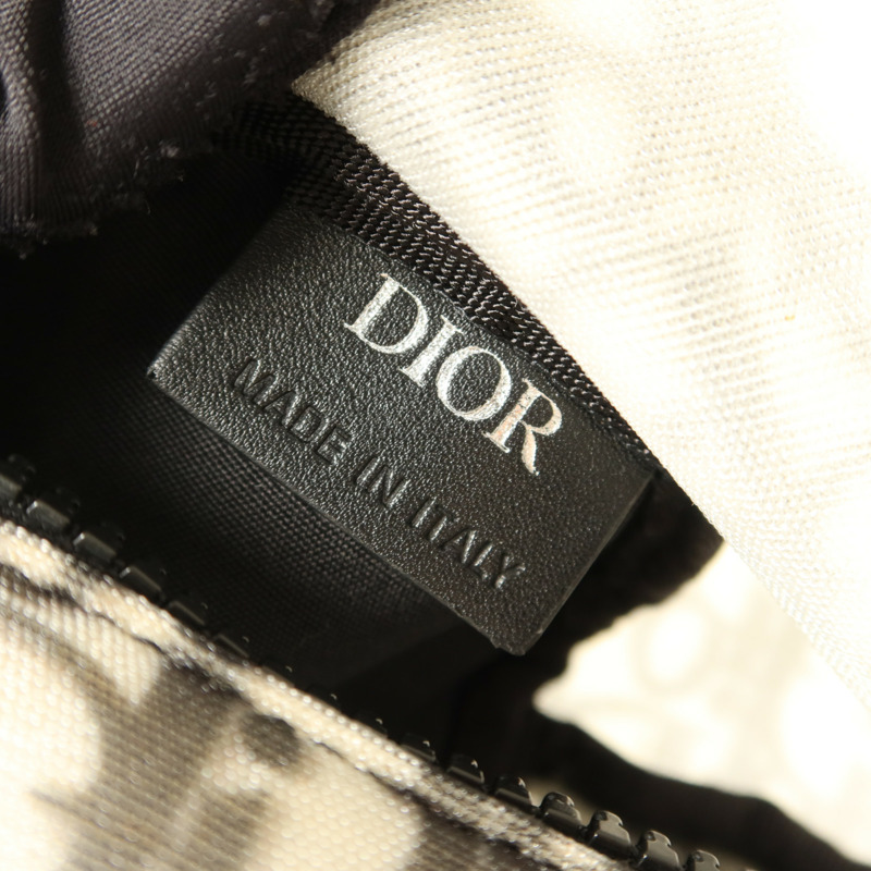 Dior 尼龍Oblique Roller銀扣肩背袋-5