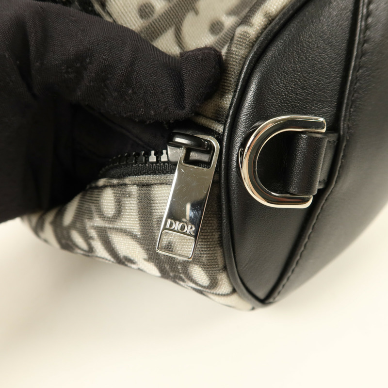 Dior 尼龍Oblique Roller銀扣肩背袋-10