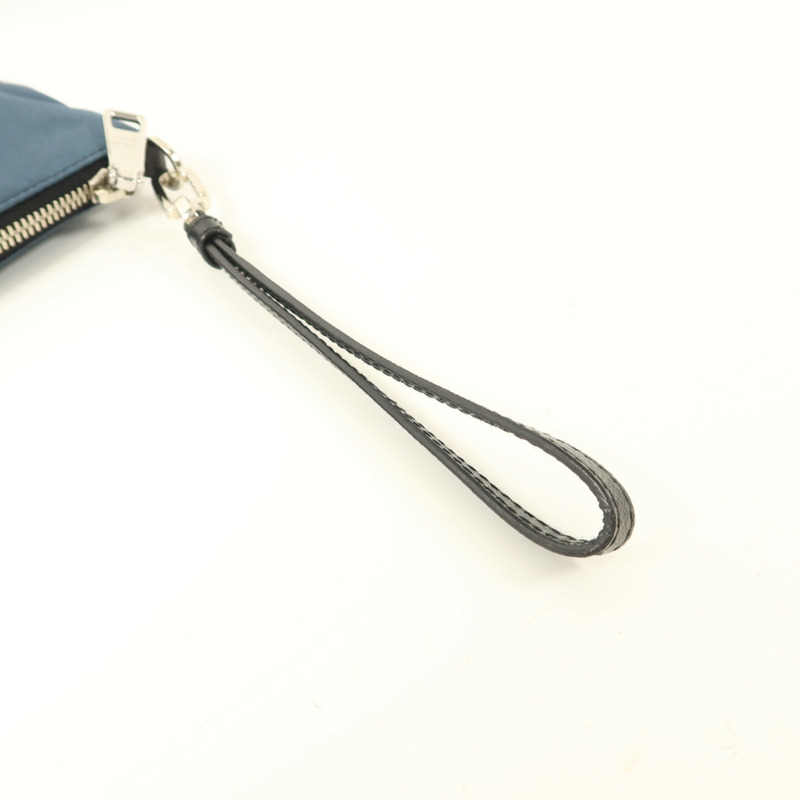 PRADA 尼龍Clutch銀扣手拿包-8