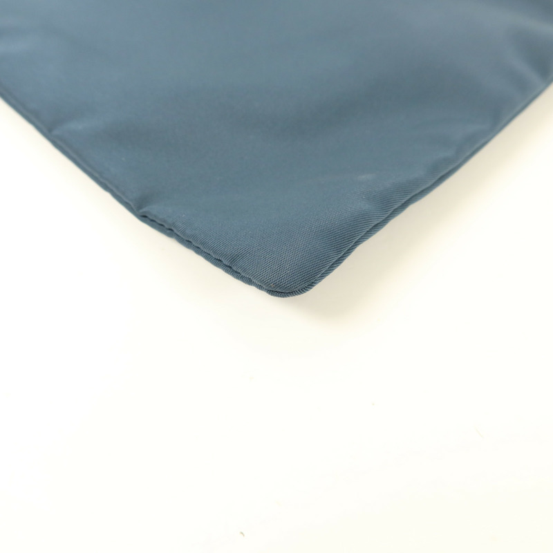 PRADA 尼龍Clutch銀扣手拿包-13