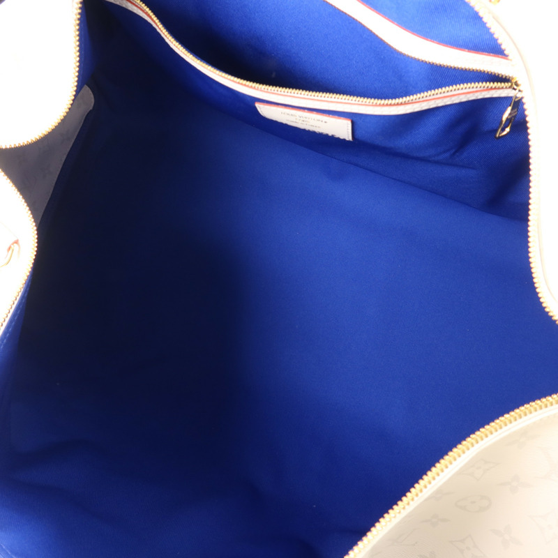 LOUIS VUITTON Monogram Antarctica LV X NBA Keepall Bandouliere55金扣手挽肩背兩用袋-4