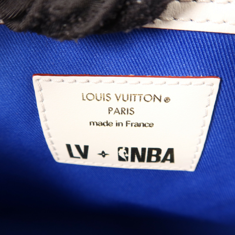 LOUIS VUITTON Monogram Antarctica LV X NBA Keepall Bandouliere55金扣手挽肩背兩用袋-5