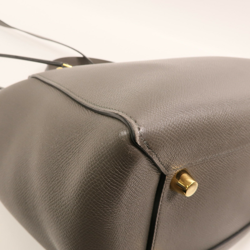 CELINE 牛皮皮革Mini Belt Bag金扣手挽肩背兩用袋-11