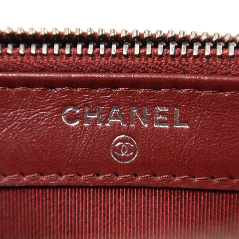 CHANEL 羊皮皮革Gabrielle Wallet on Chain鏈帶肩背袋-7