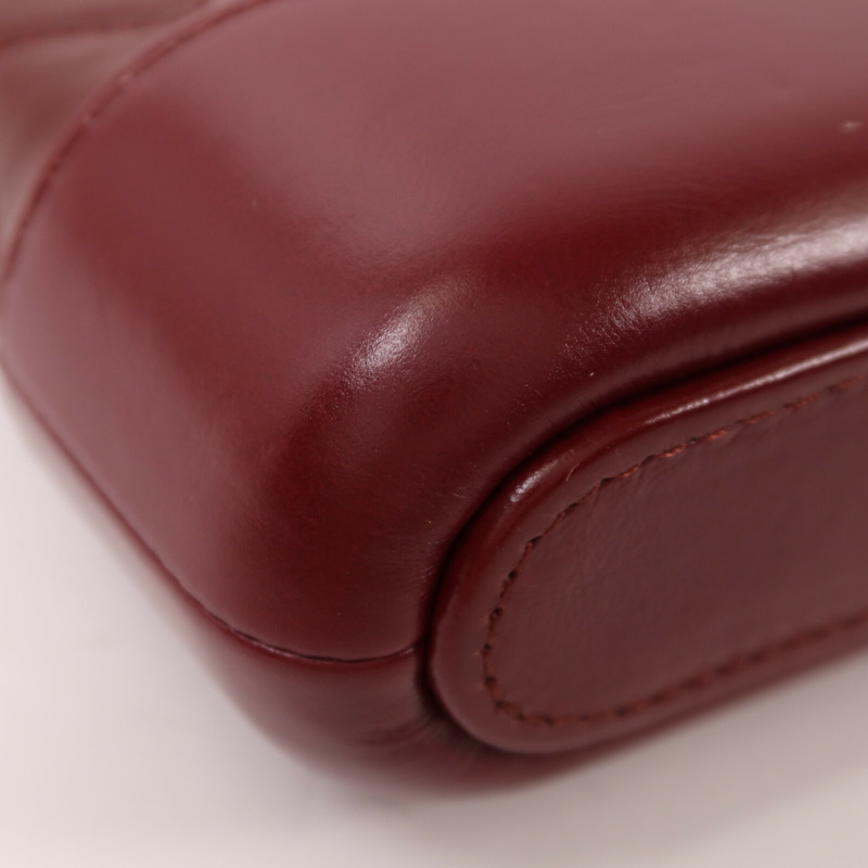CHANEL 羊皮皮革Gabrielle Wallet on Chain鏈帶肩背袋-16