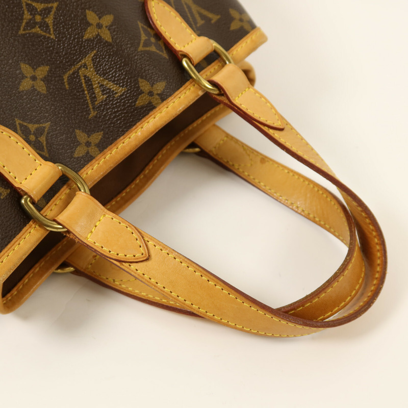 LOUIS VUITTON Monogram Batignolles Vertical金扣手挽袋-7