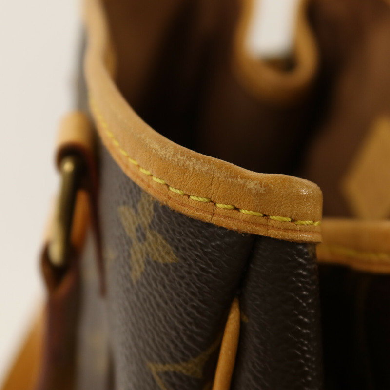 LOUIS VUITTON Monogram Batignolles Vertical金扣手挽袋-14