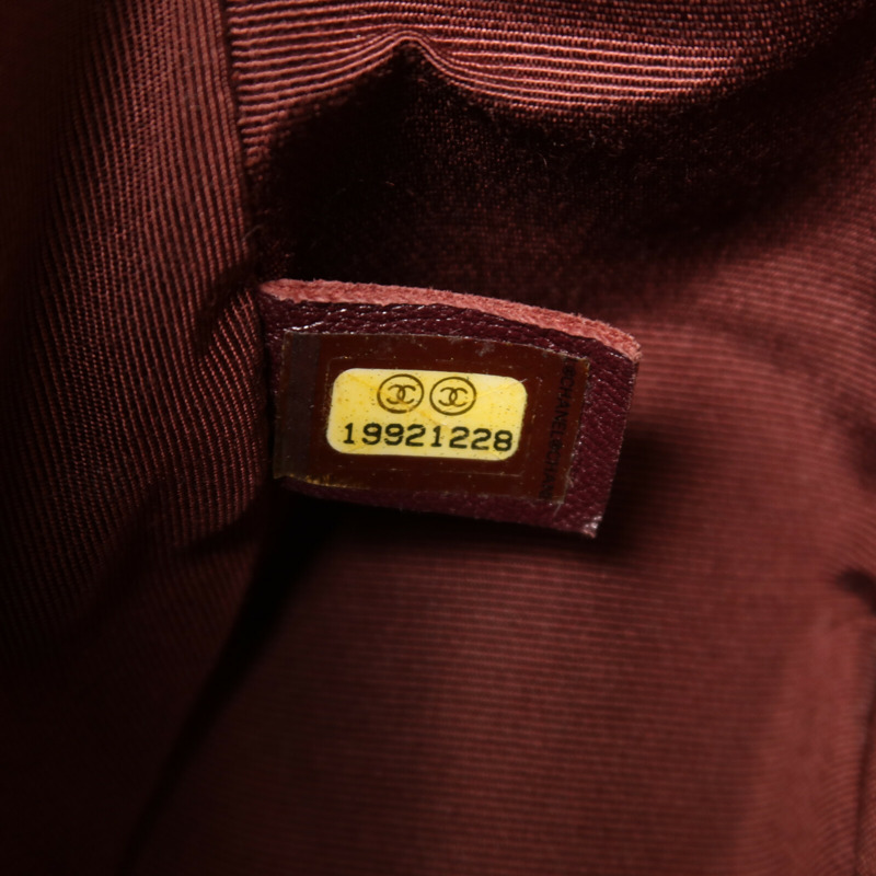 CHANEL 羊皮皮革Boy 25銀扣鏈帶肩背袋-6