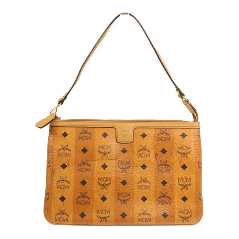 MCM 塗層帆布Pouch金扣手拿包