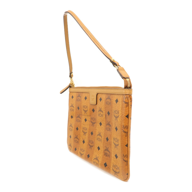 MCM 塗層帆布Pouch金扣手拿包-2