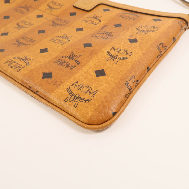 MCM 塗層帆布Pouch金扣手拿包-9
