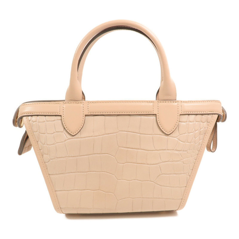 Longchamp 牛皮皮革2 Way Shoulder Bag金扣手挽肩背兩用袋-1