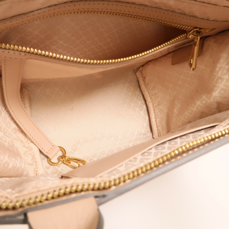 Longchamp 牛皮皮革2 Way Shoulder Bag金扣手挽肩背兩用袋-4