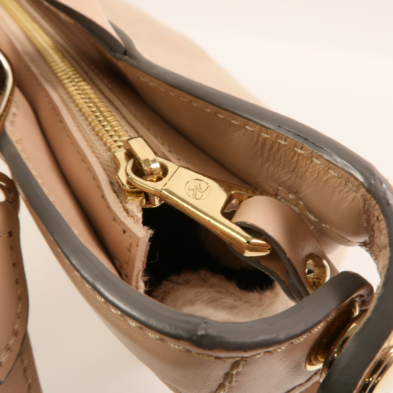 Longchamp 牛皮皮革2 Way Shoulder Bag金扣手挽肩背兩用袋-8