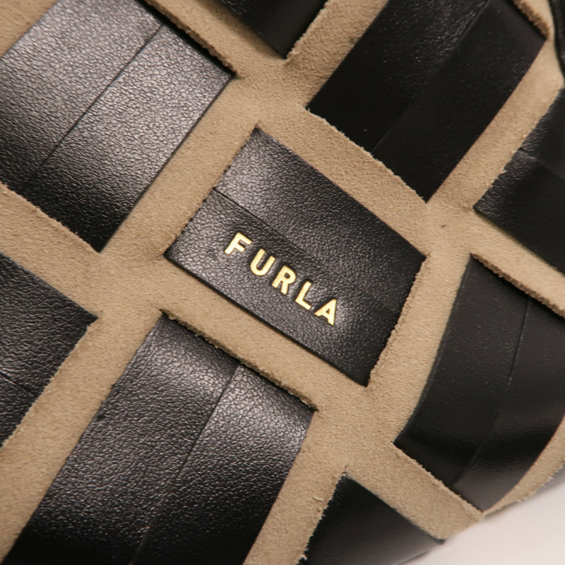 Furla 牛皮皮革Shoulder Bag金扣肩背袋-13