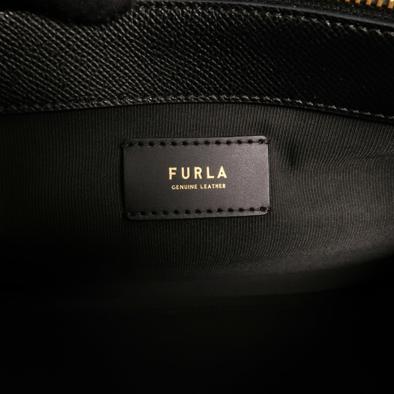 Furla 牛皮皮革Tote Bag金扣手挽袋-5