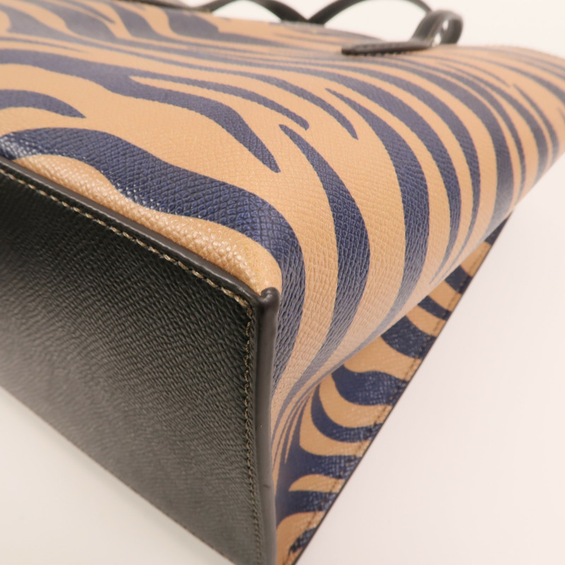 Furla 牛皮皮革Tote Bag金扣手挽袋-9