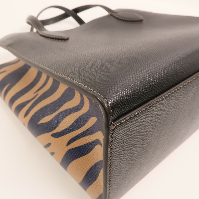 Furla 牛皮皮革Tote Bag金扣手挽袋-12