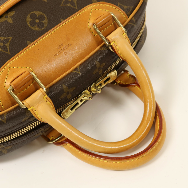 LOUIS VUITTON Monogram Trouville PM金扣手挽袋-8