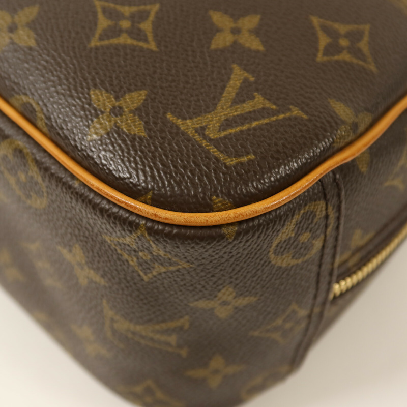 LOUIS VUITTON Monogram Trouville PM金扣手挽袋-14