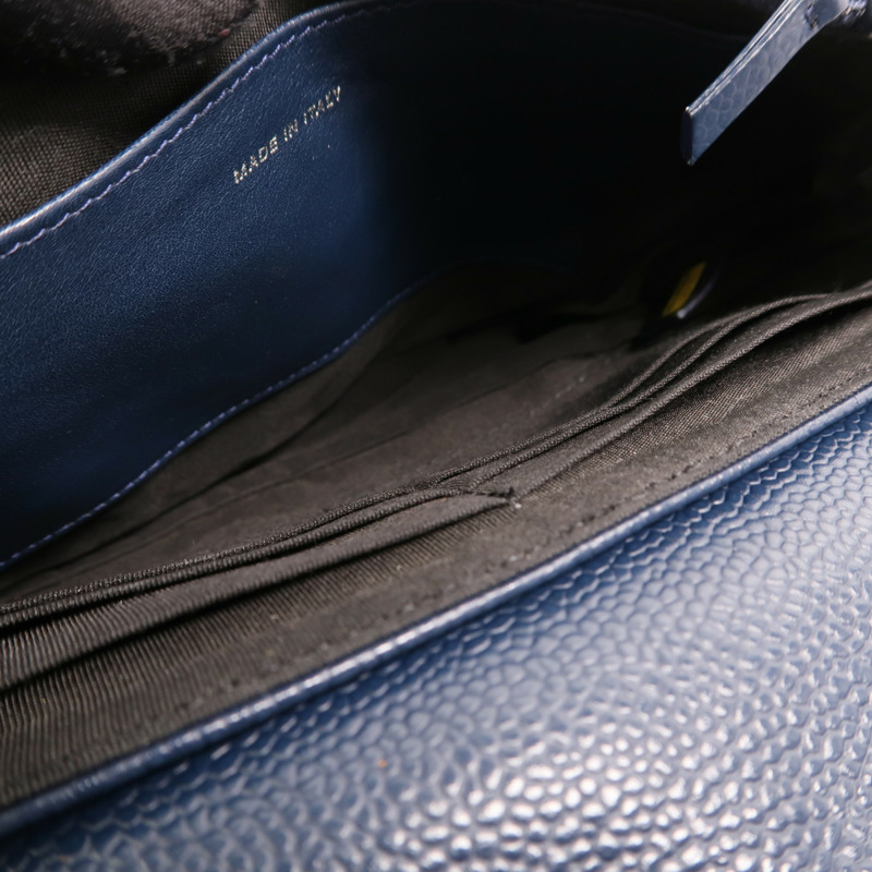 CHANEL 牛皮皮革WOC銀扣鏈帶肩背袋-4