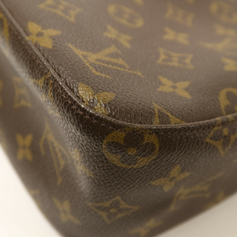 LOUIS VUITTON Monogram Looping MM金扣肩背袋-12