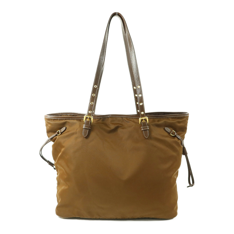 PRADA 尼龍Tote Bag金扣手挽袋-1