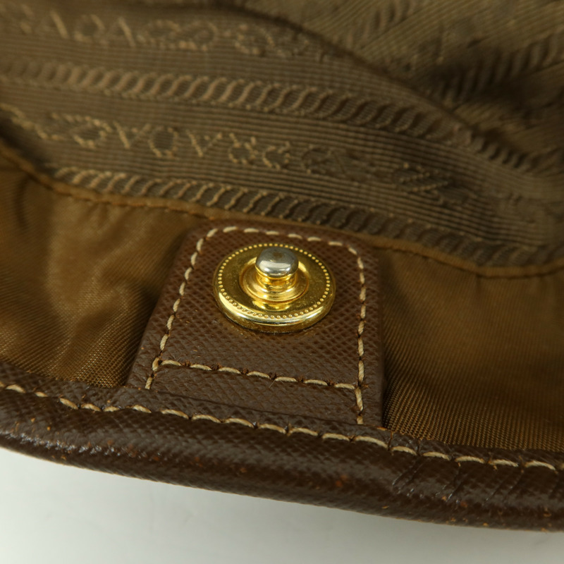 PRADA 尼龍Tote Bag金扣手挽袋-10