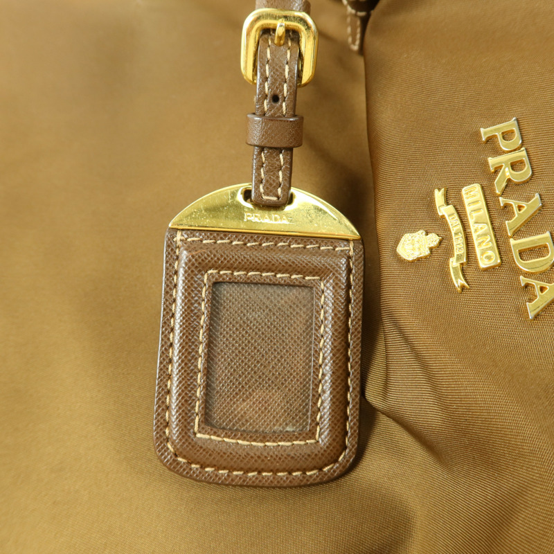 PRADA 尼龍Tote Bag金扣手挽袋-12