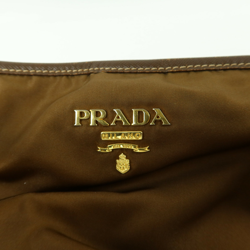 PRADA 尼龍Tote Bag金扣手挽袋-13