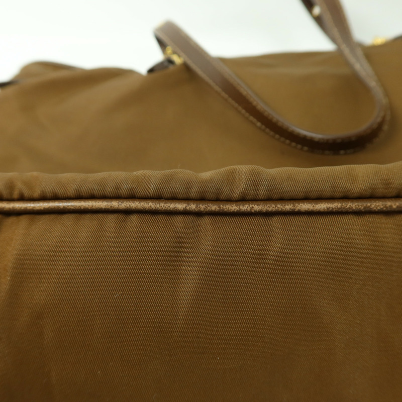 PRADA 尼龍Tote Bag金扣手挽袋-18