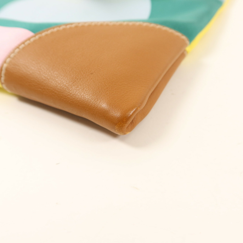 HERMES 絲質Silk City銀扣肩背袋-15