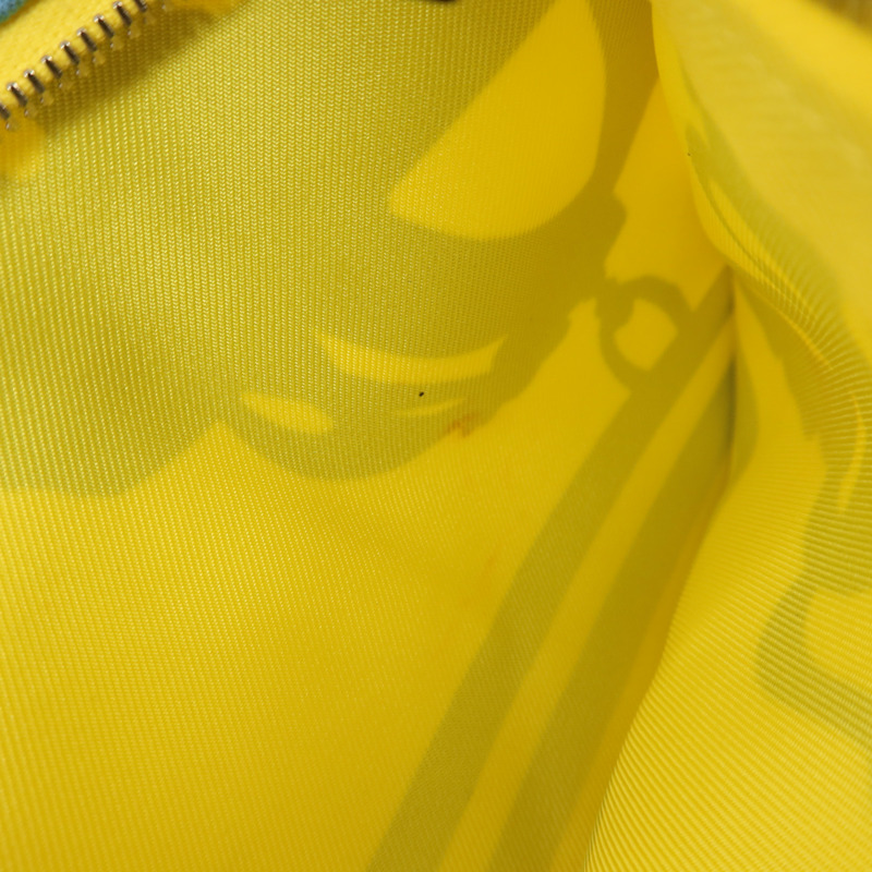 HERMES 絲質Silk City銀扣肩背袋-20