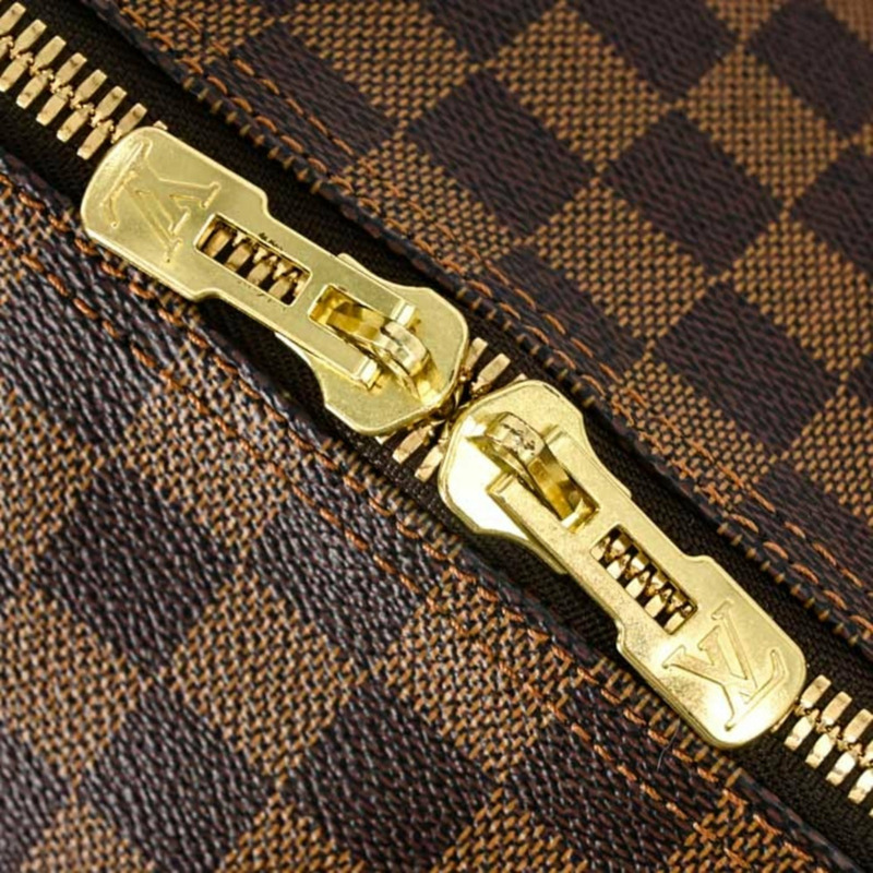 路易威登 Keepall 50 波士頓包，Damier 棕色皮革，M41427-9