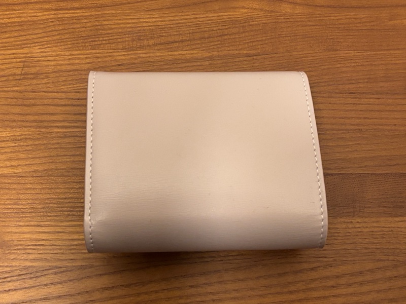 Celine 粉色短夾-3